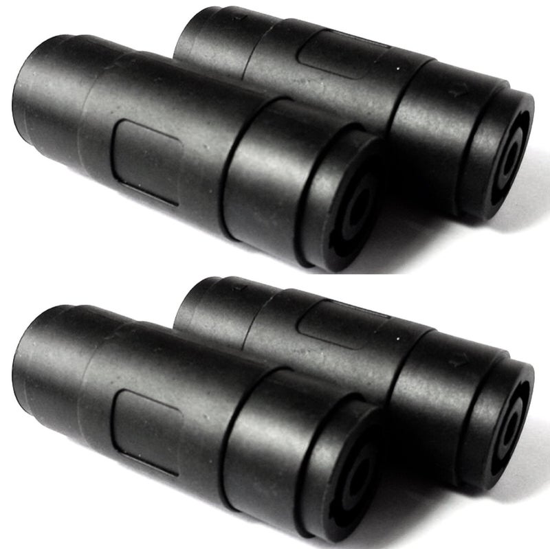 CESS 4Pin Speaker/Amp Speakon Female to Female Plug Jack Straight Coupler Cable Connector (4 Pack) - Image 4